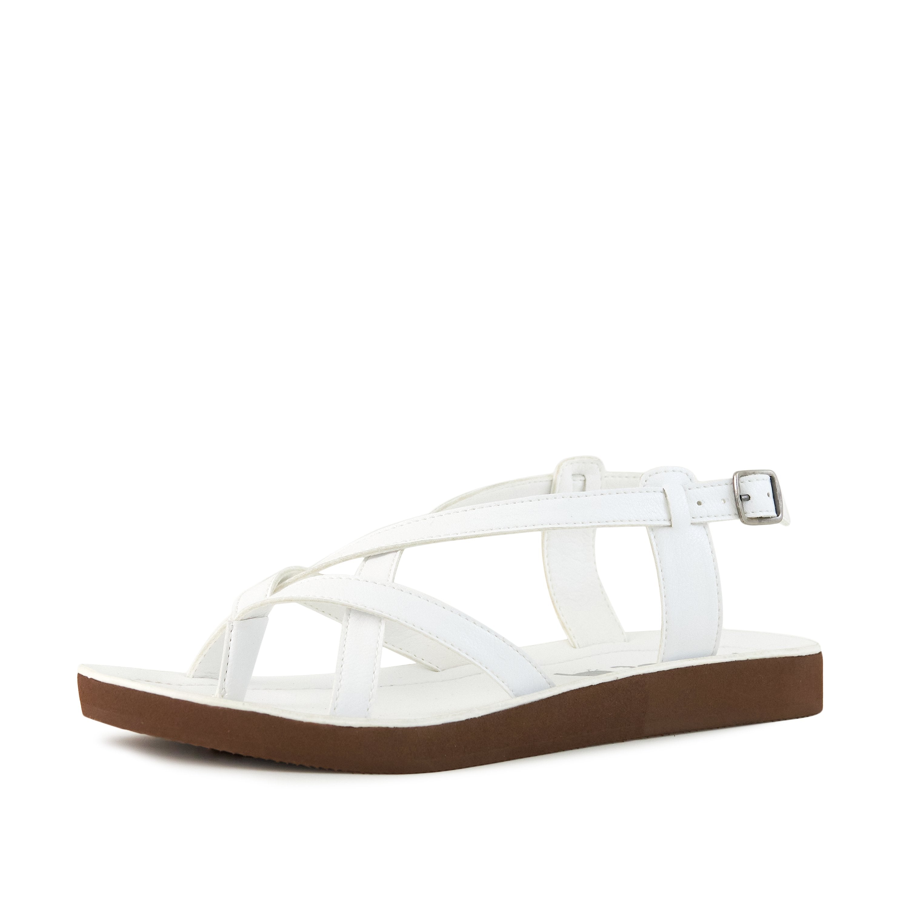 Pear Bernardo Sandal in White