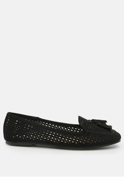 Ruby Nest Perforated Microfiber Loafer