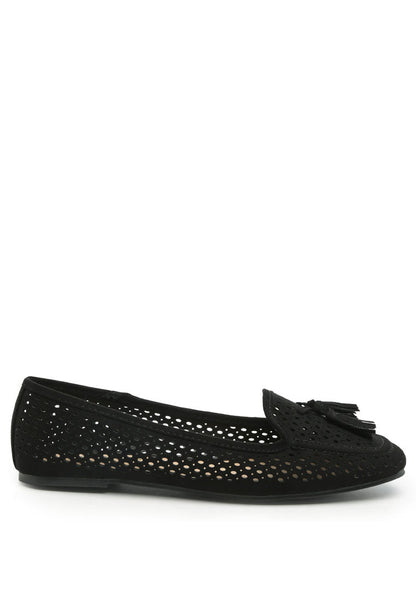 Ruby Nest Perforated Microfiber Loafer