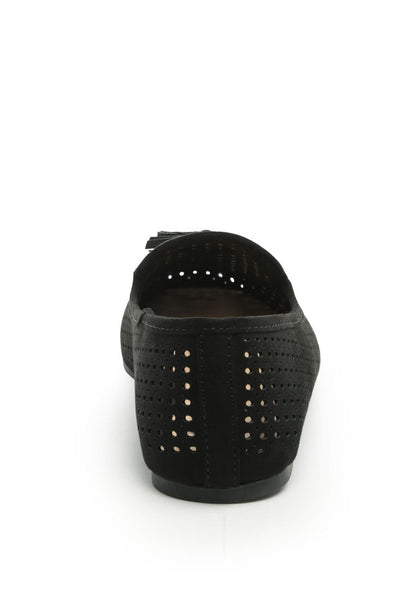Ruby Nest Perforated Microfiber Loafer