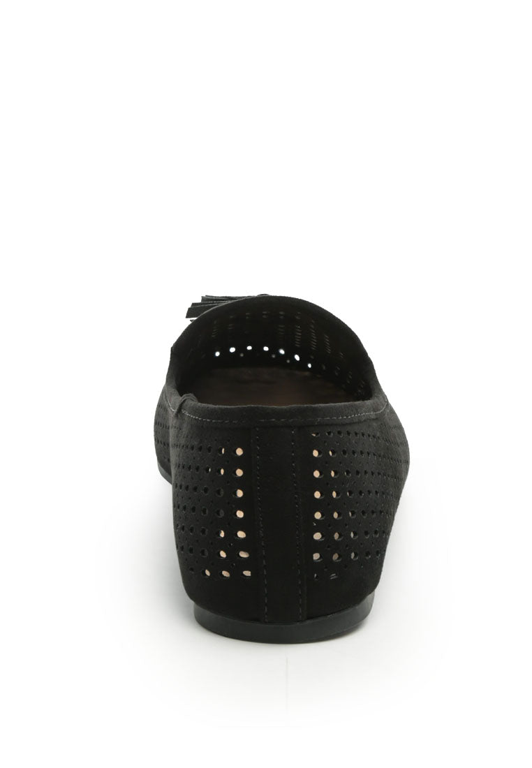 Ruby Nest Perforated Microfiber Loafer