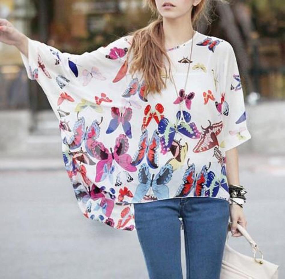 Lisa Butterfly Batwing Top