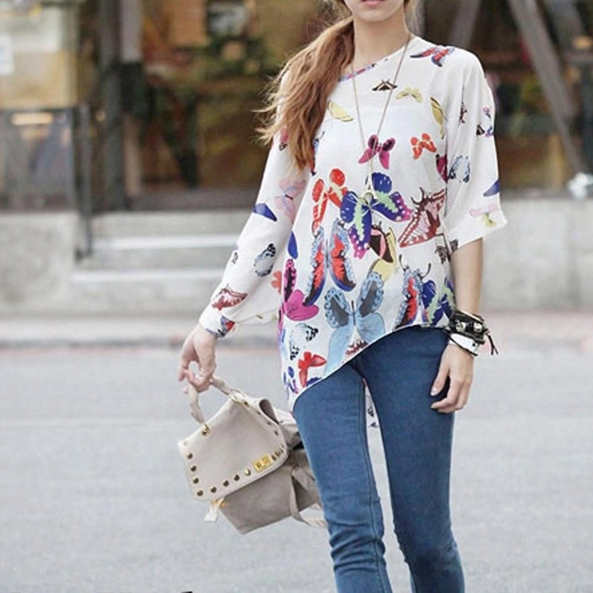 Lisa Butterfly Batwing Top