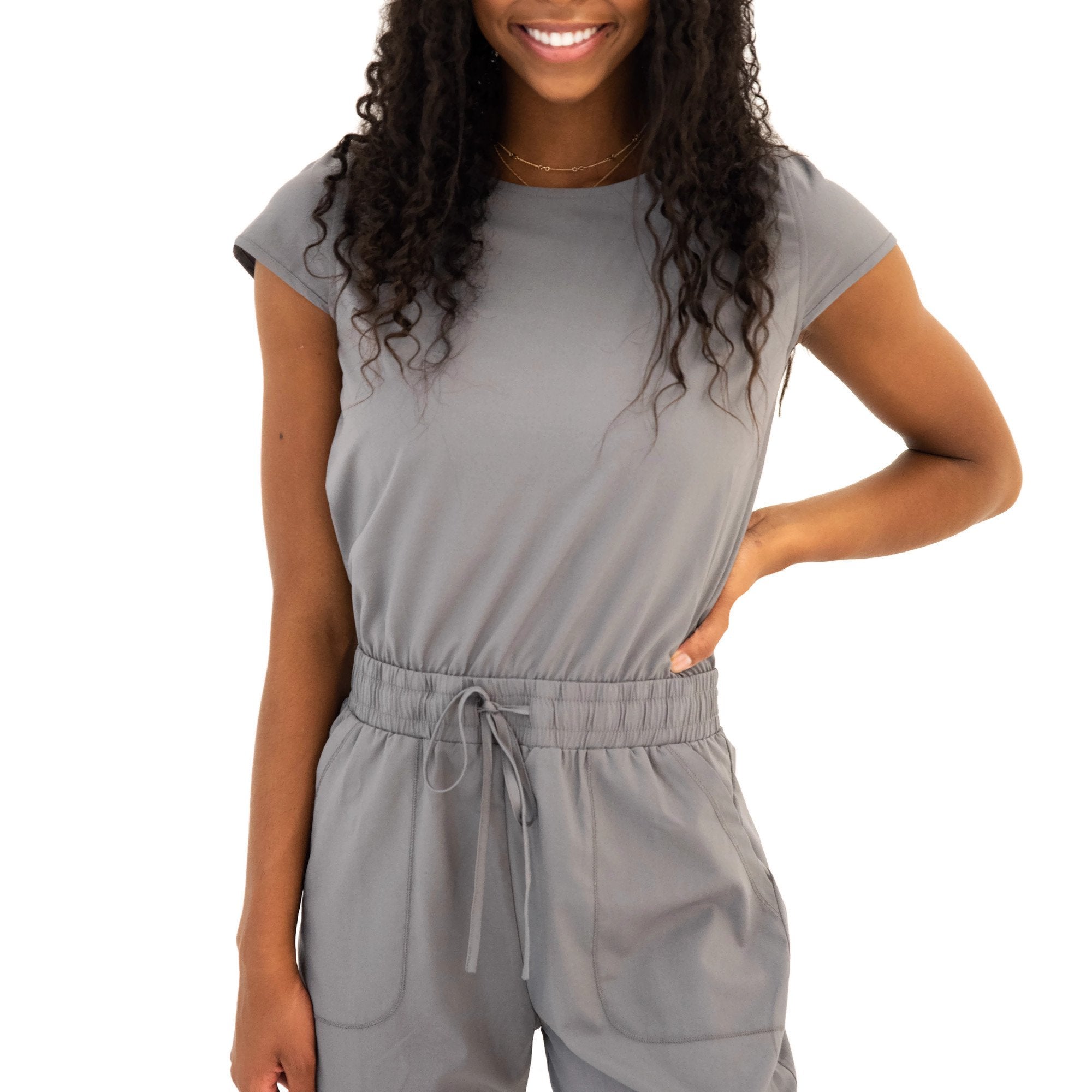Danica Johnson Spirit Jumpsuit in Cement