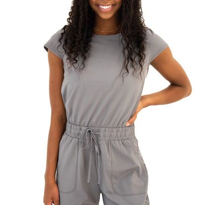 Danica Johnson Spirit Jumpsuit in Cement