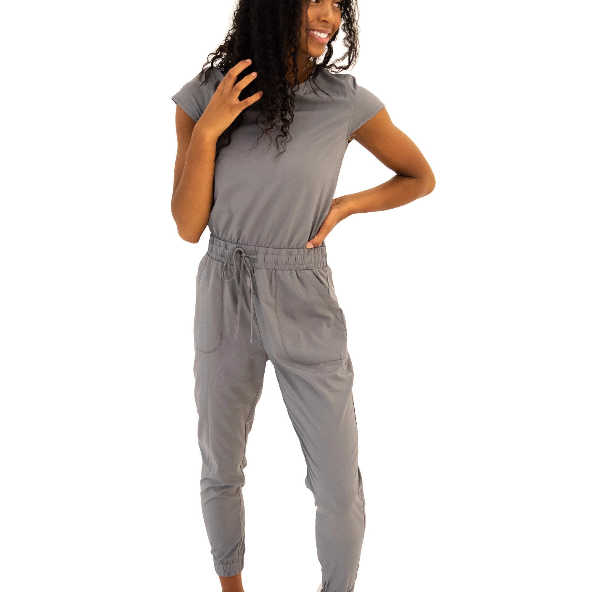 Danica Johnson Spirit Jumpsuit in Cement