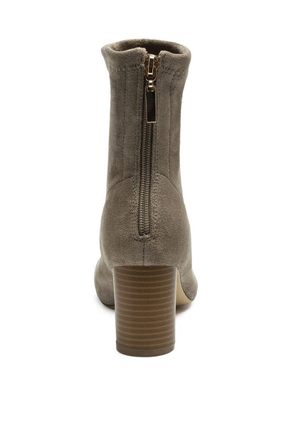 Emerson Micro Suede Ankle Boots