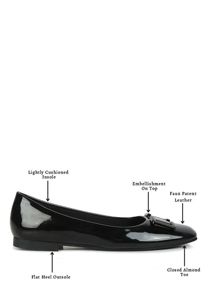 Nek Embellished Ballerina Flats