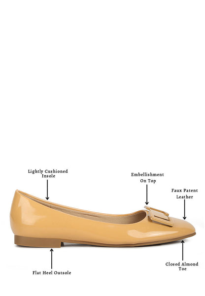 Nek Embellished Ballerina Flats