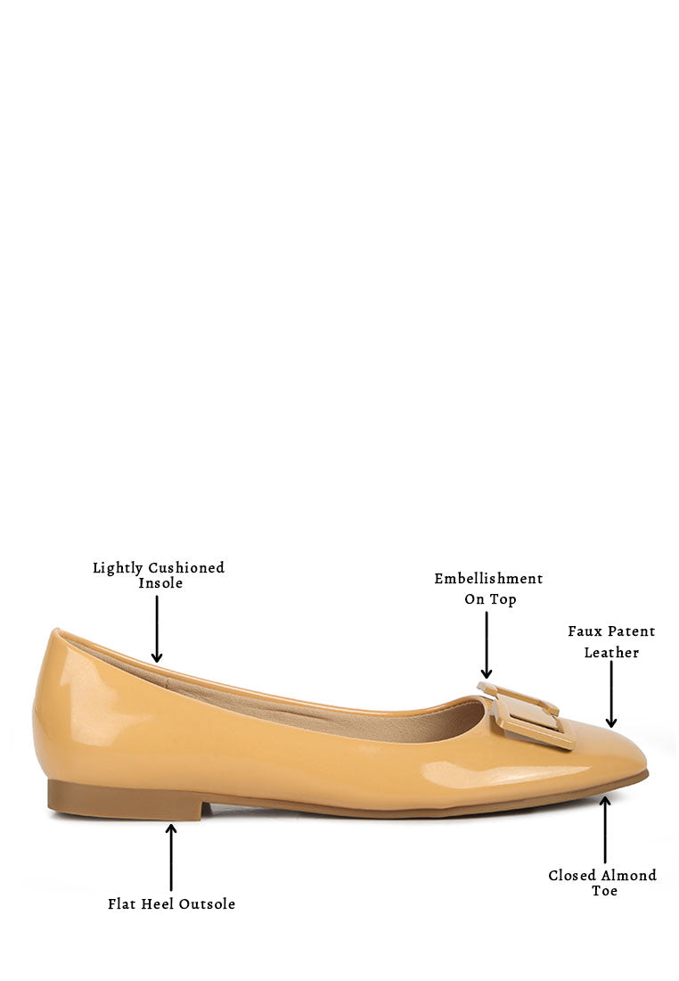 Nek Embellished Ballerina Flats