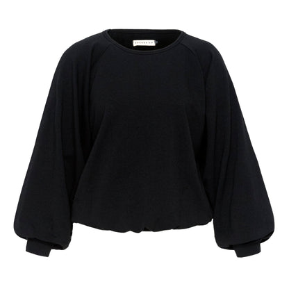 Haley Bamboo Fleece Sweaters, In Black