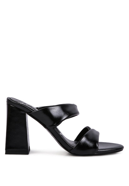 Hot Mess Puffy Block Heel Sandals