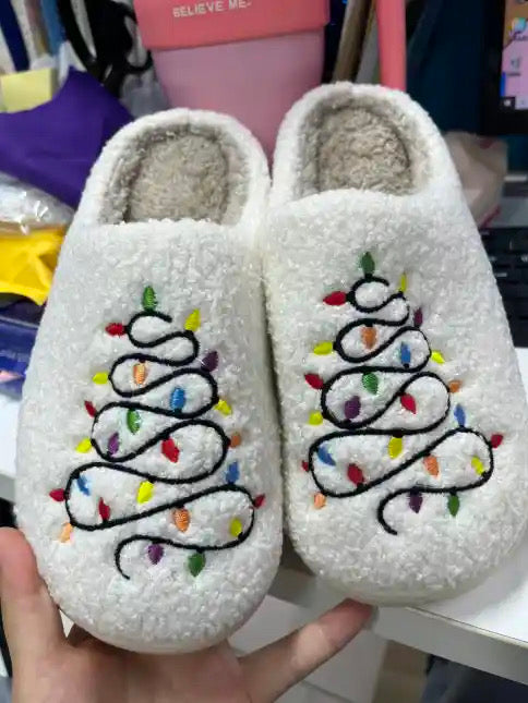Precious Christmas Lit Coziest Slippers