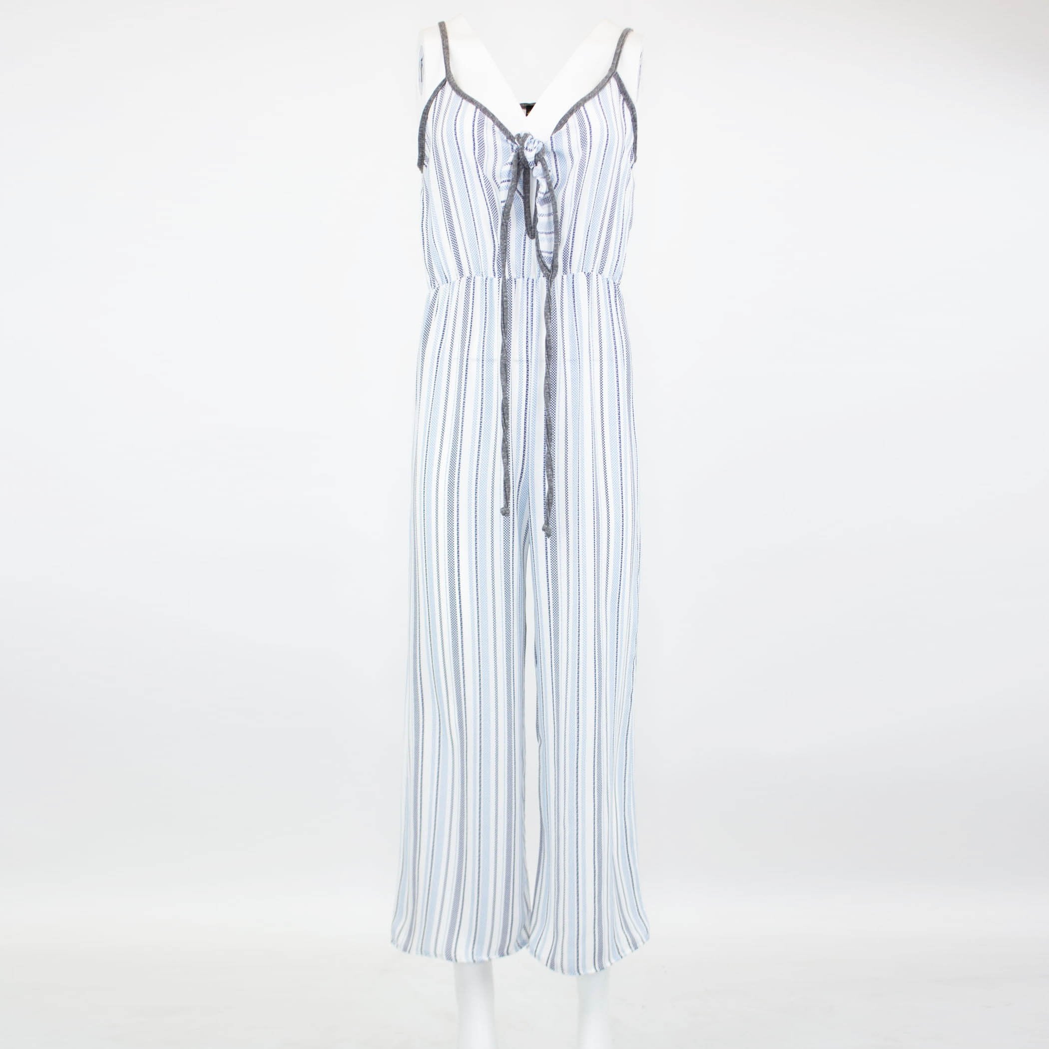 Hera Vee Front Tie Jumpsuit