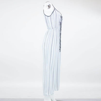 Hera Vee Front Tie Jumpsuit