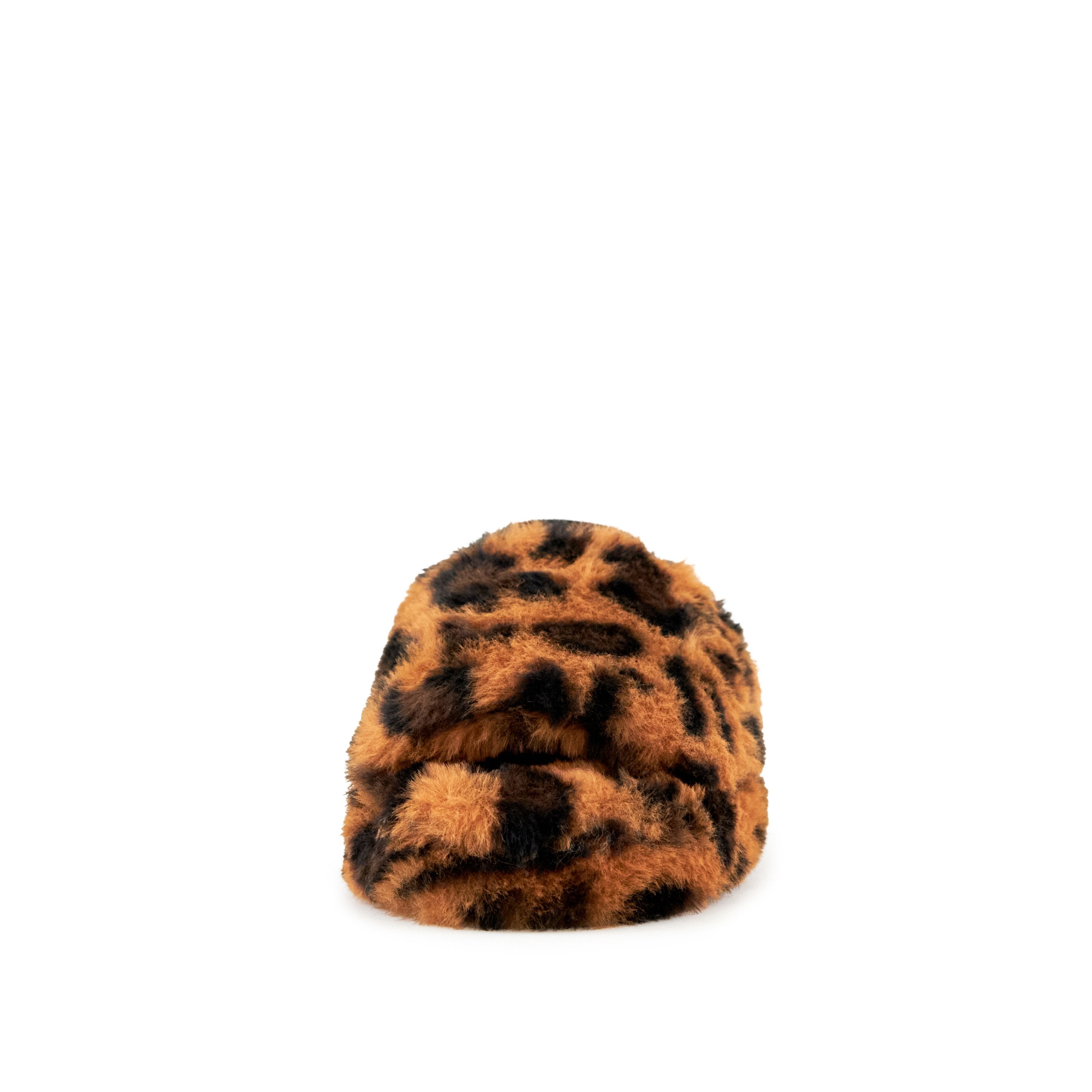 Lisbon Faux Leopard Fur Slipper