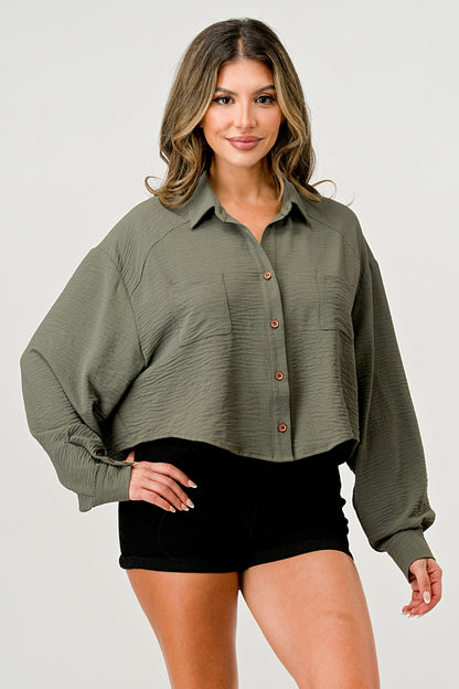 ARROW Oversized Button-Up