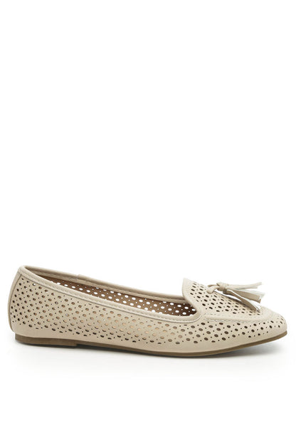 Ruby Nest Perforated Microfiber Loafer
