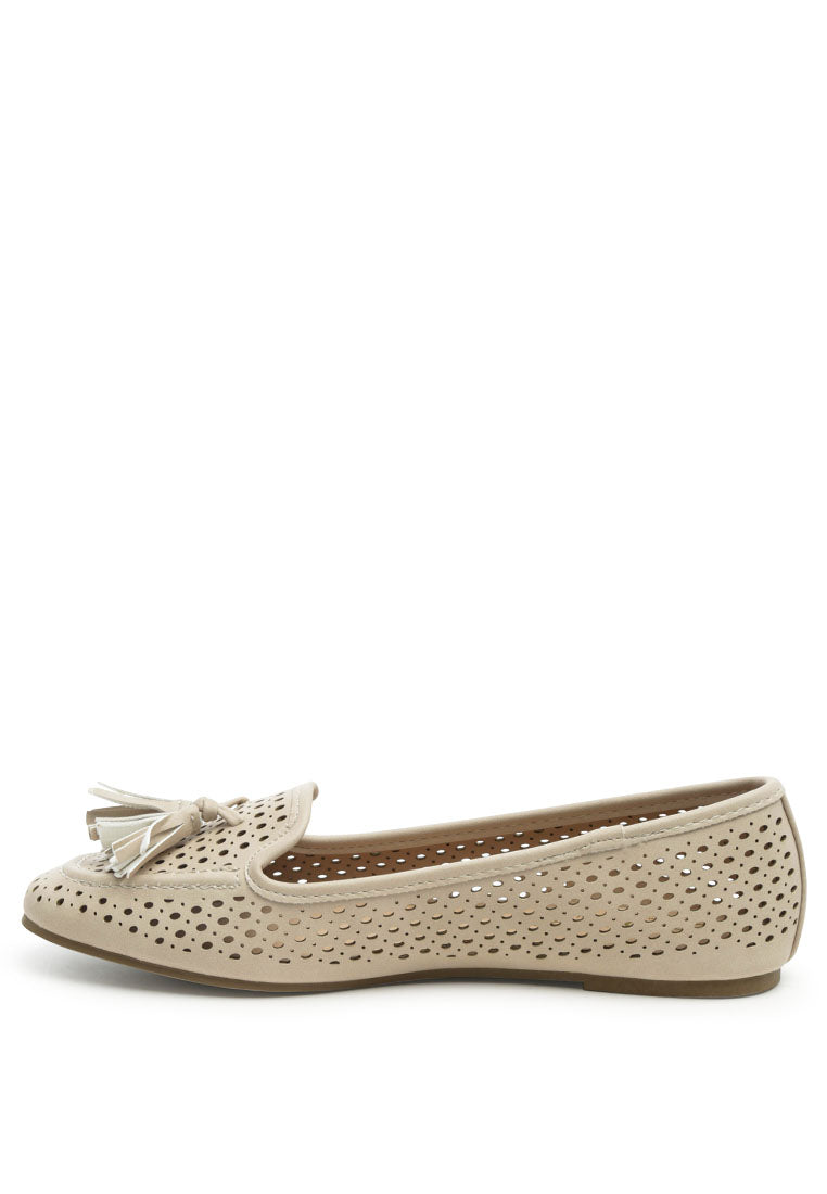 Ruby Nest Perforated Microfiber Loafer