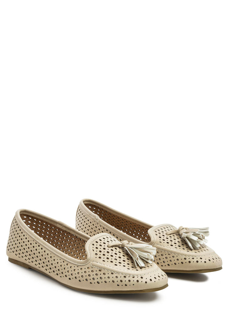 Ruby Nest Perforated Microfiber Loafer