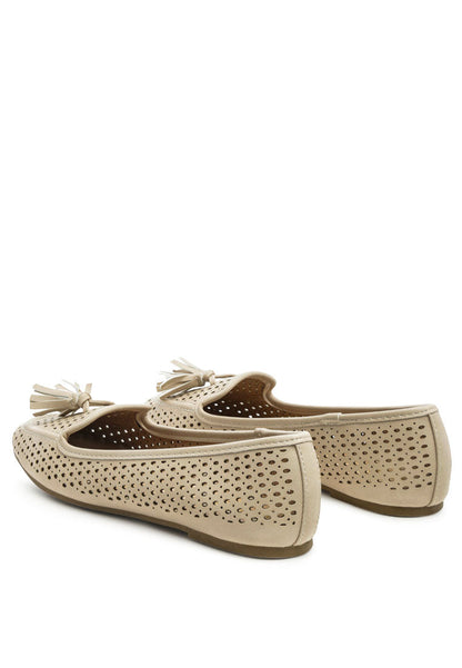 Ruby Nest Perforated Microfiber Loafer