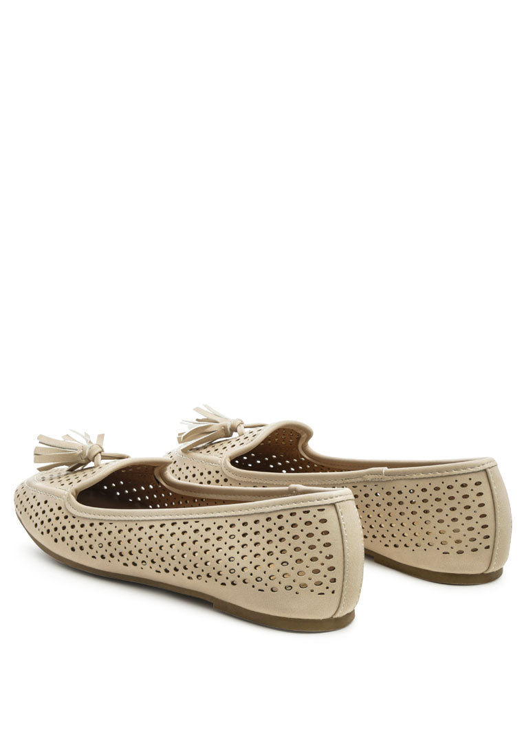 Ruby Nest Perforated Microfiber Loafer