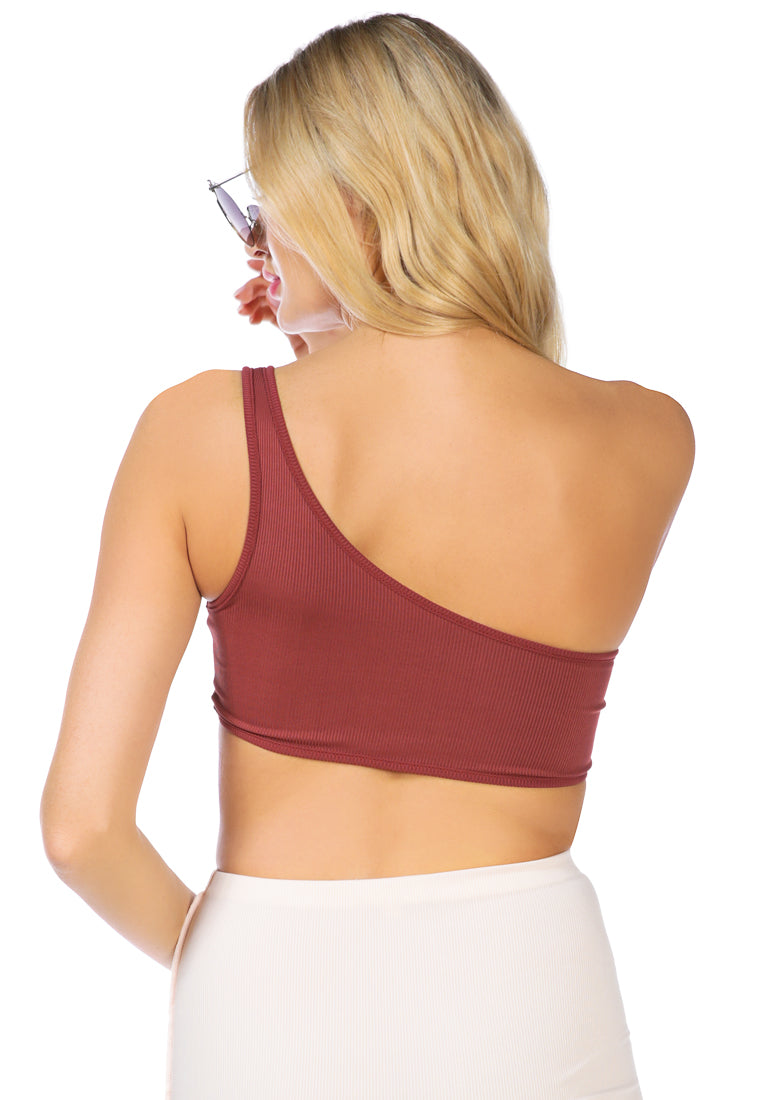 REESE One Shoulder Bikini Top