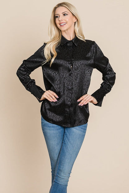 GIA Satin Animal Blouse