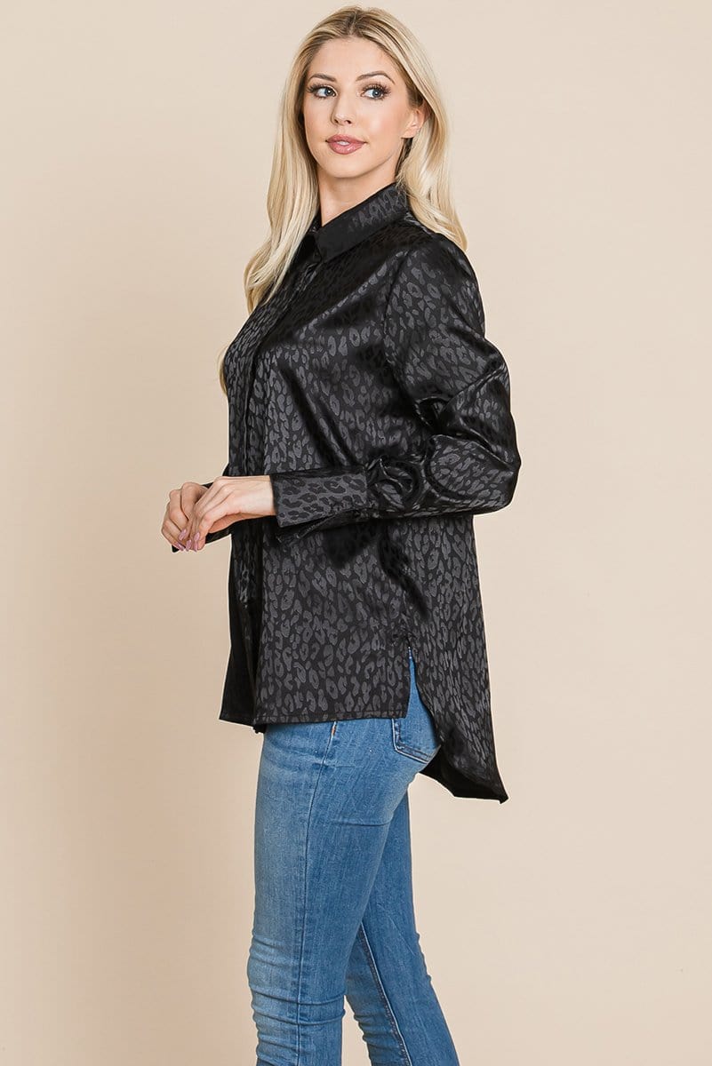 GIA Satin Animal Blouse