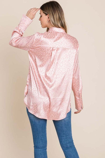 GIA Satin Animal Blouse