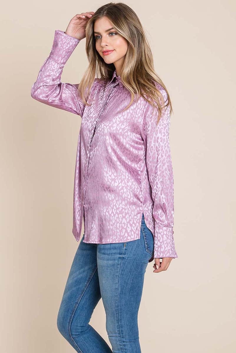 GIA Satin Animal Blouse