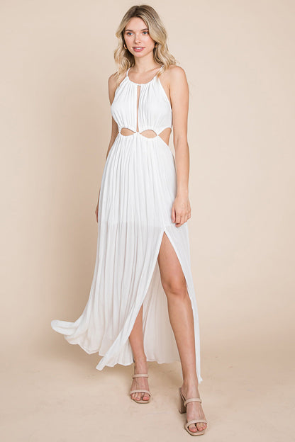 Solara Cutout Halter Maxi Dress