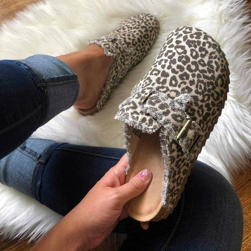 Lucy Mao Canvas Loafer Vintage Clogs