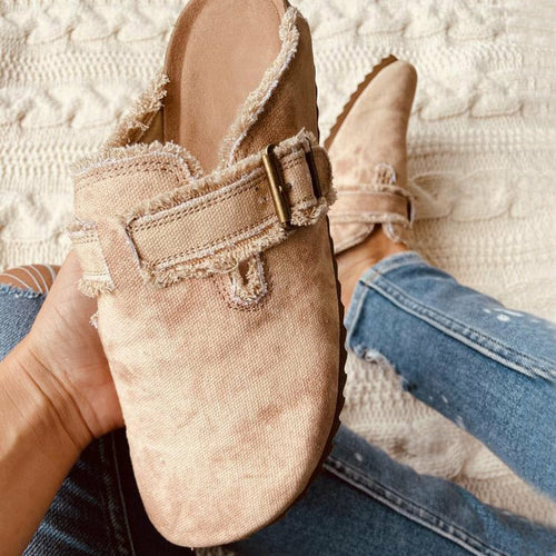 Lucy Mao Vintage Casual Clogs