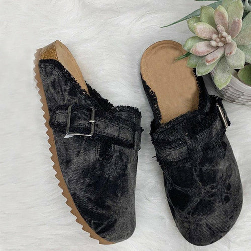 Lucy Mao Vintage Casual Clogs