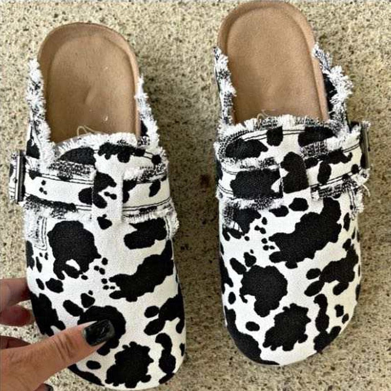Lucy Mao Vintage Casual Clogs