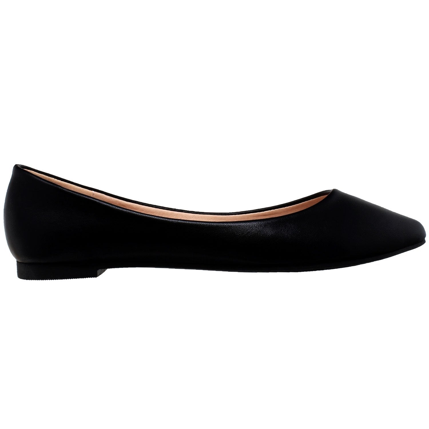 Gaia Patent Leather Pointed Toe Ballet Flat
