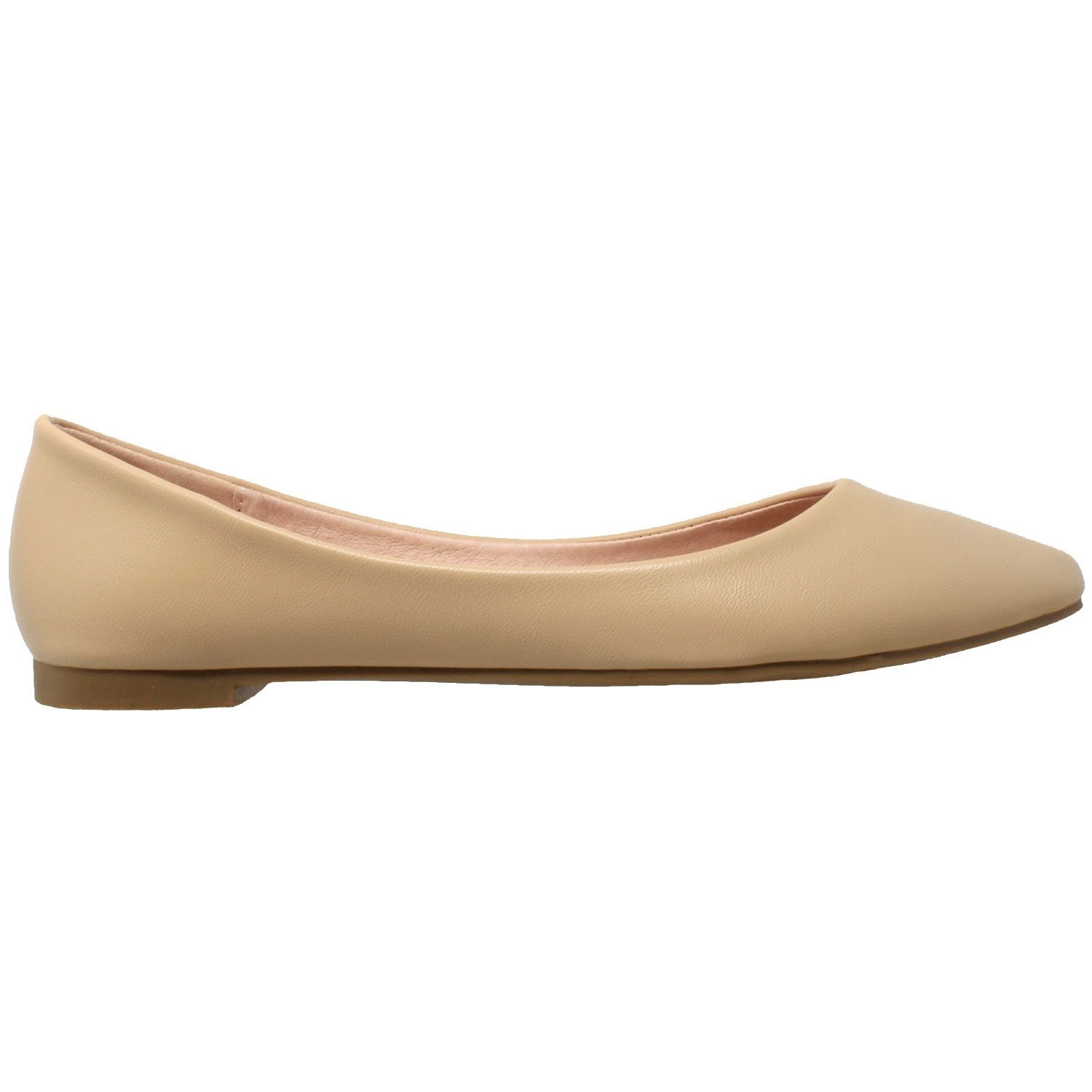 Gaia Patent Leather Pointed Toe Ballet Flat