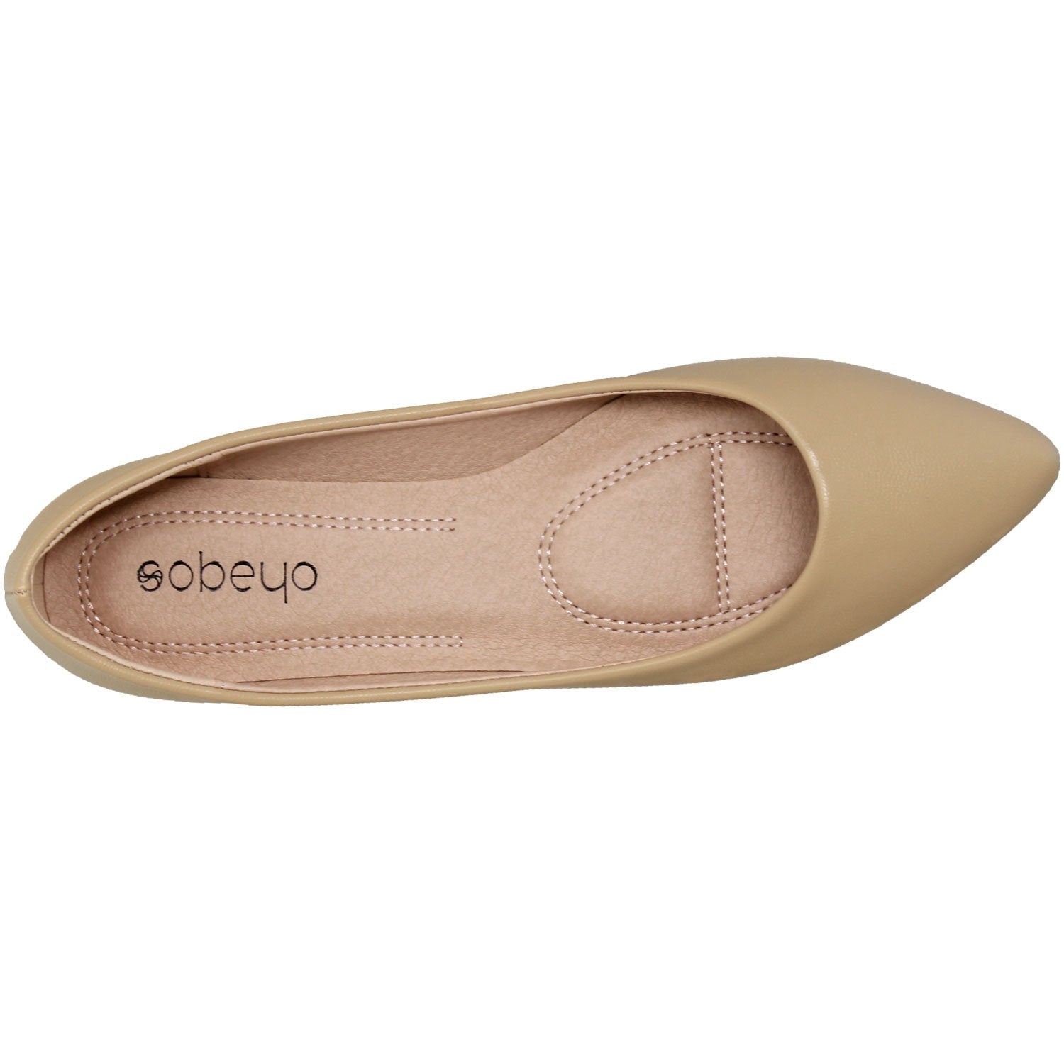 Gaia Patent Leather Pointed Toe Ballet Flat