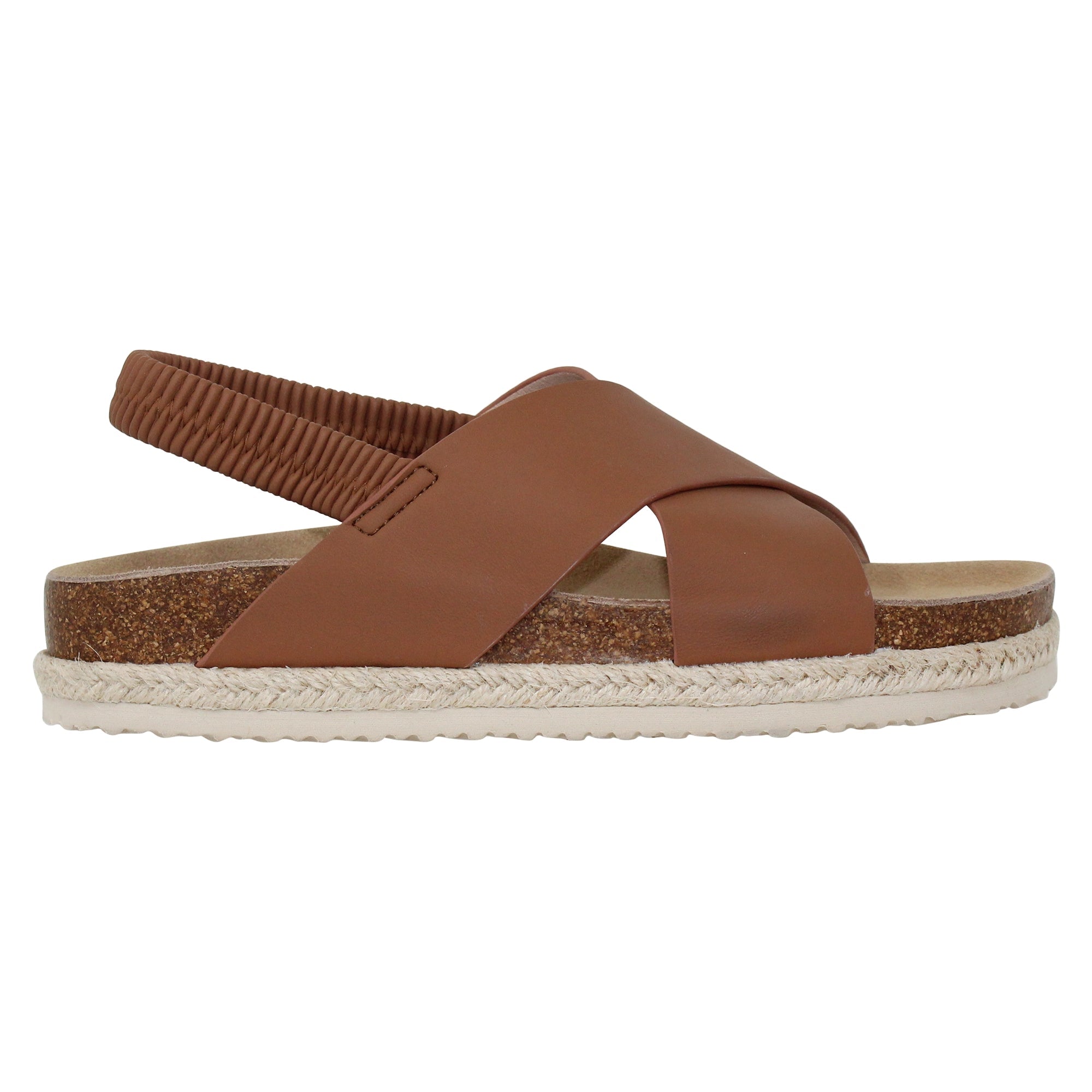Gaia Classic Criss Cross Platform Espadrille Sandals