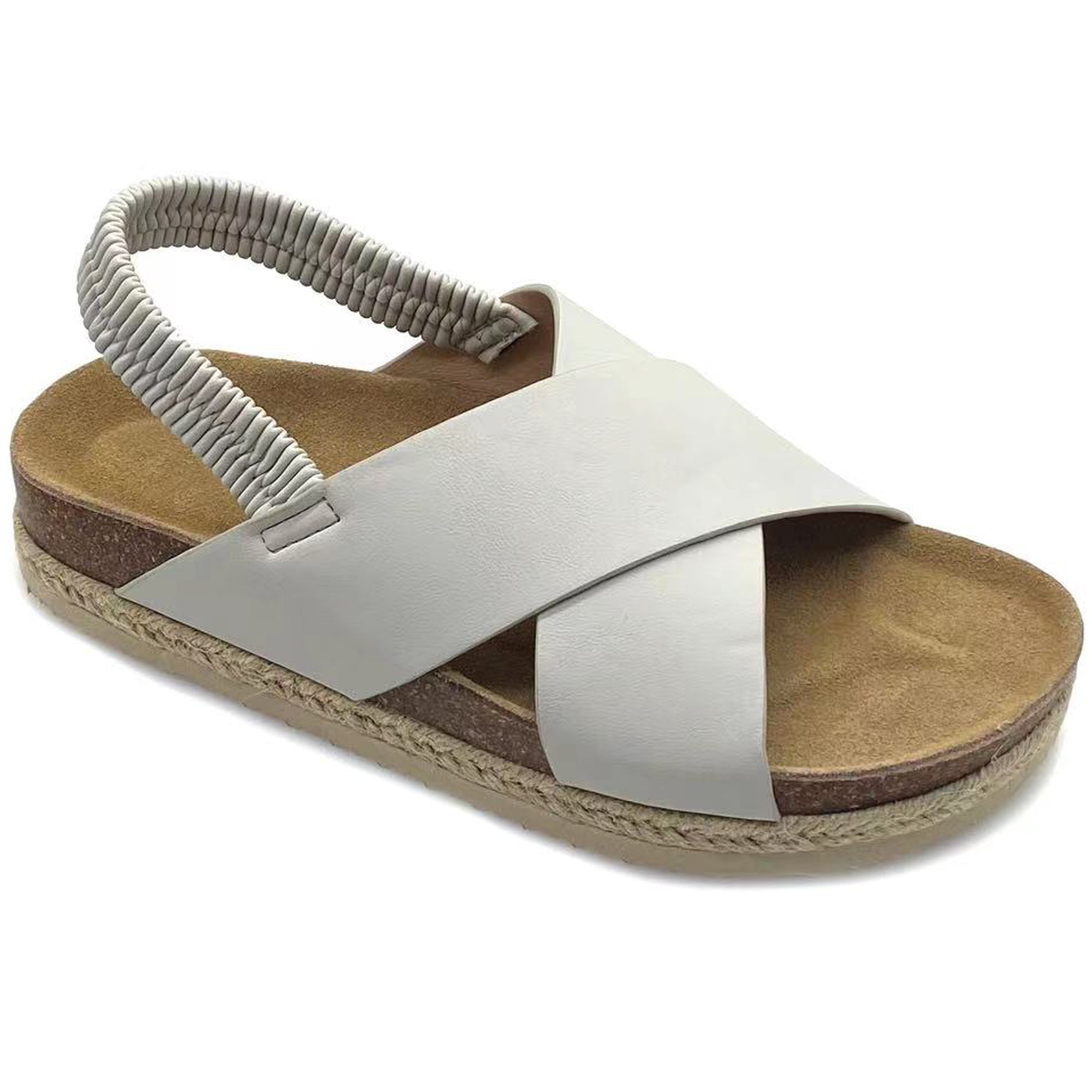 Gaia Classic Criss Cross Platform Espadrille Sandals