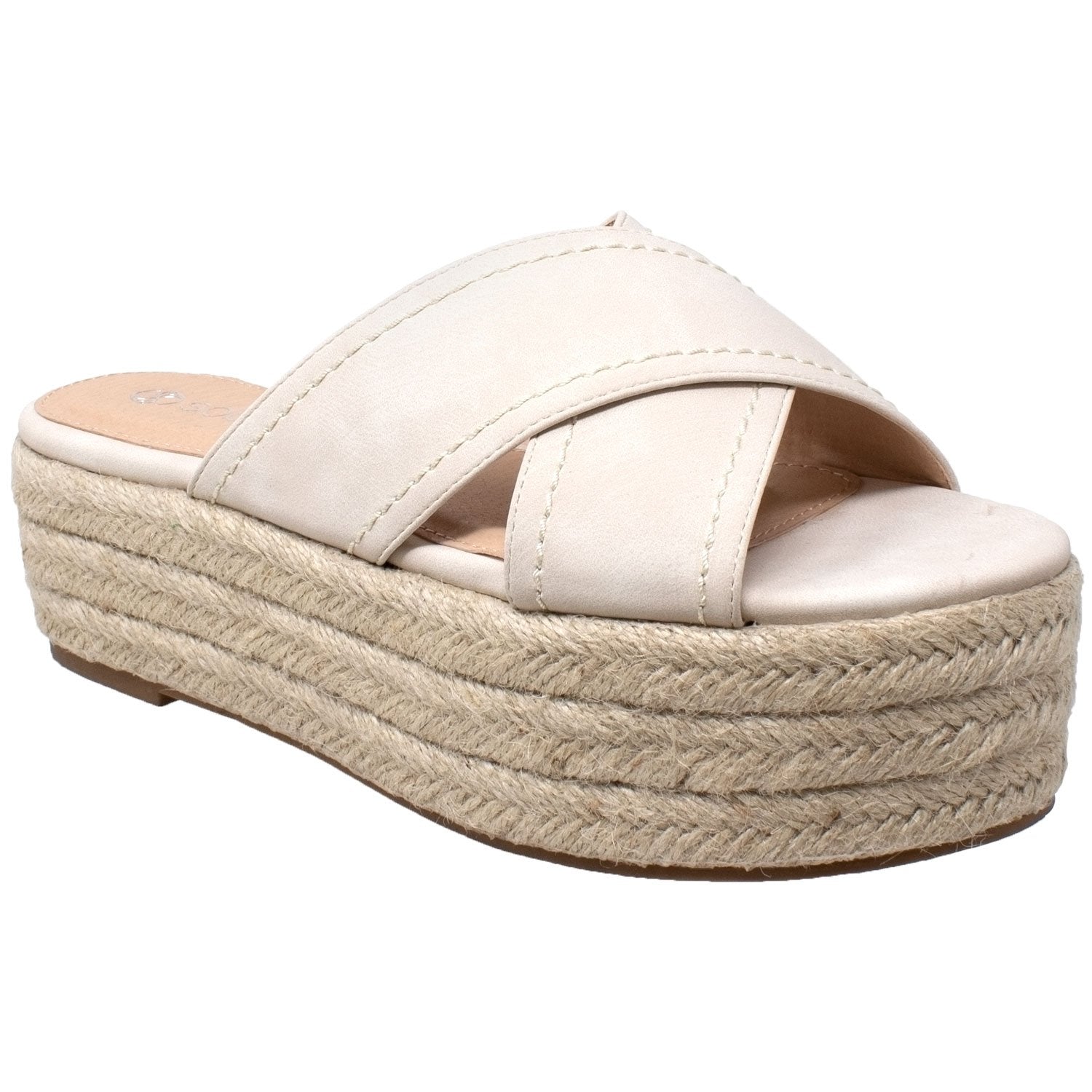 Euoli Flatform Espadrille Wedge Sandal