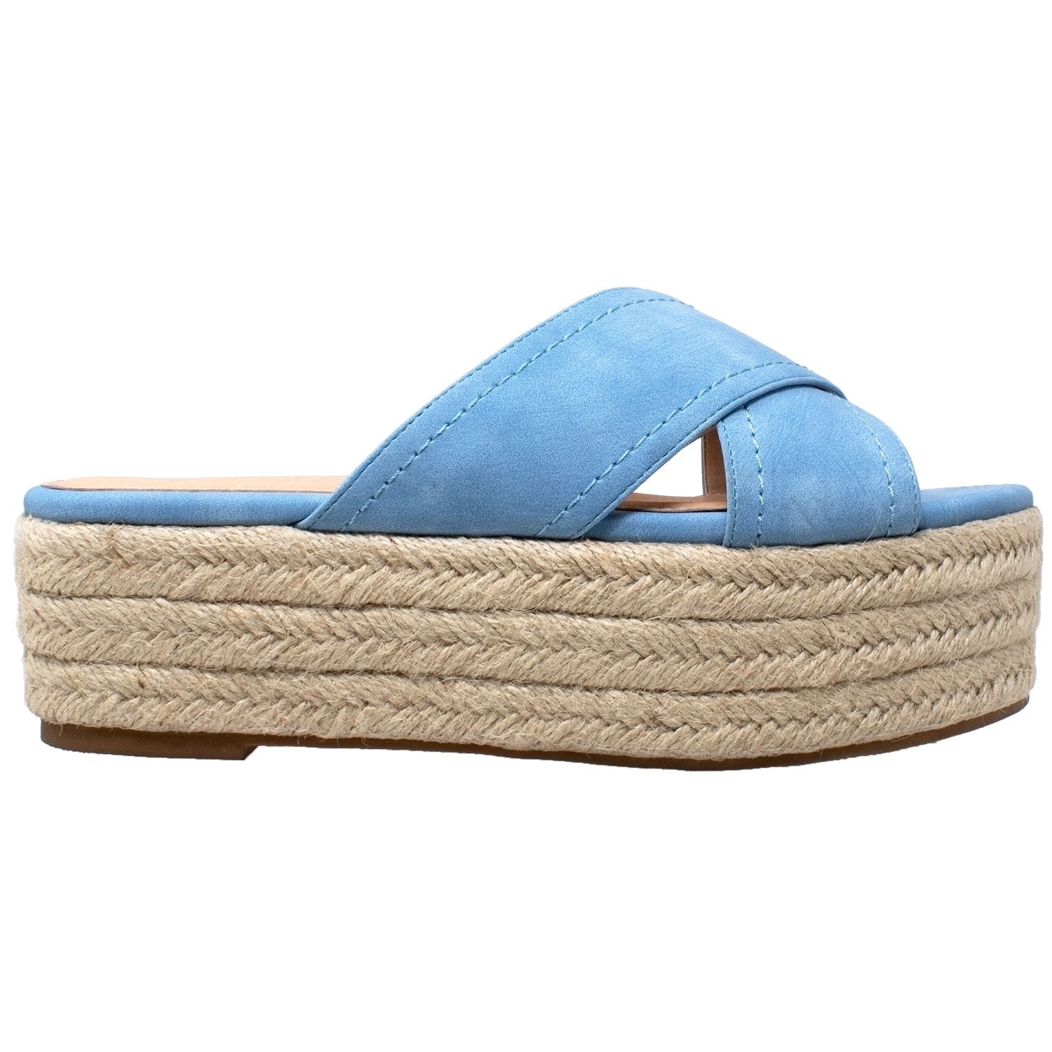 Euoli Flatform Espadrille Wedge Sandal