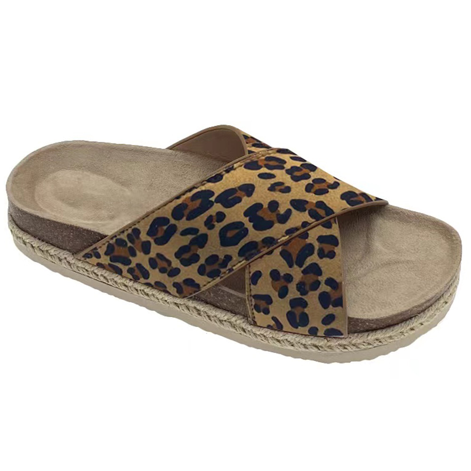 Gaia Classic Criss Cross Platform Espadrille Sandals