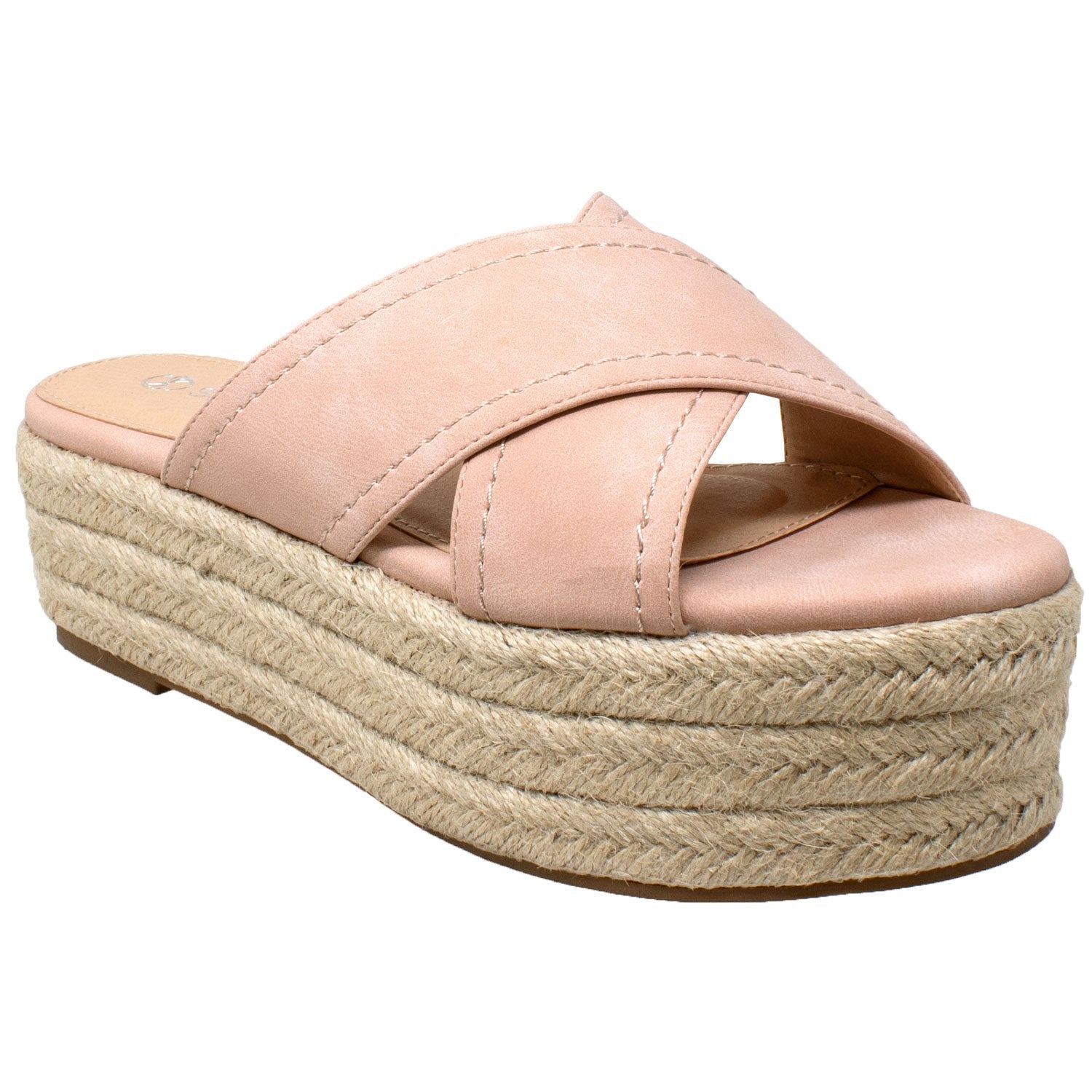 Euoli Flatform Espadrille Wedge Sandal