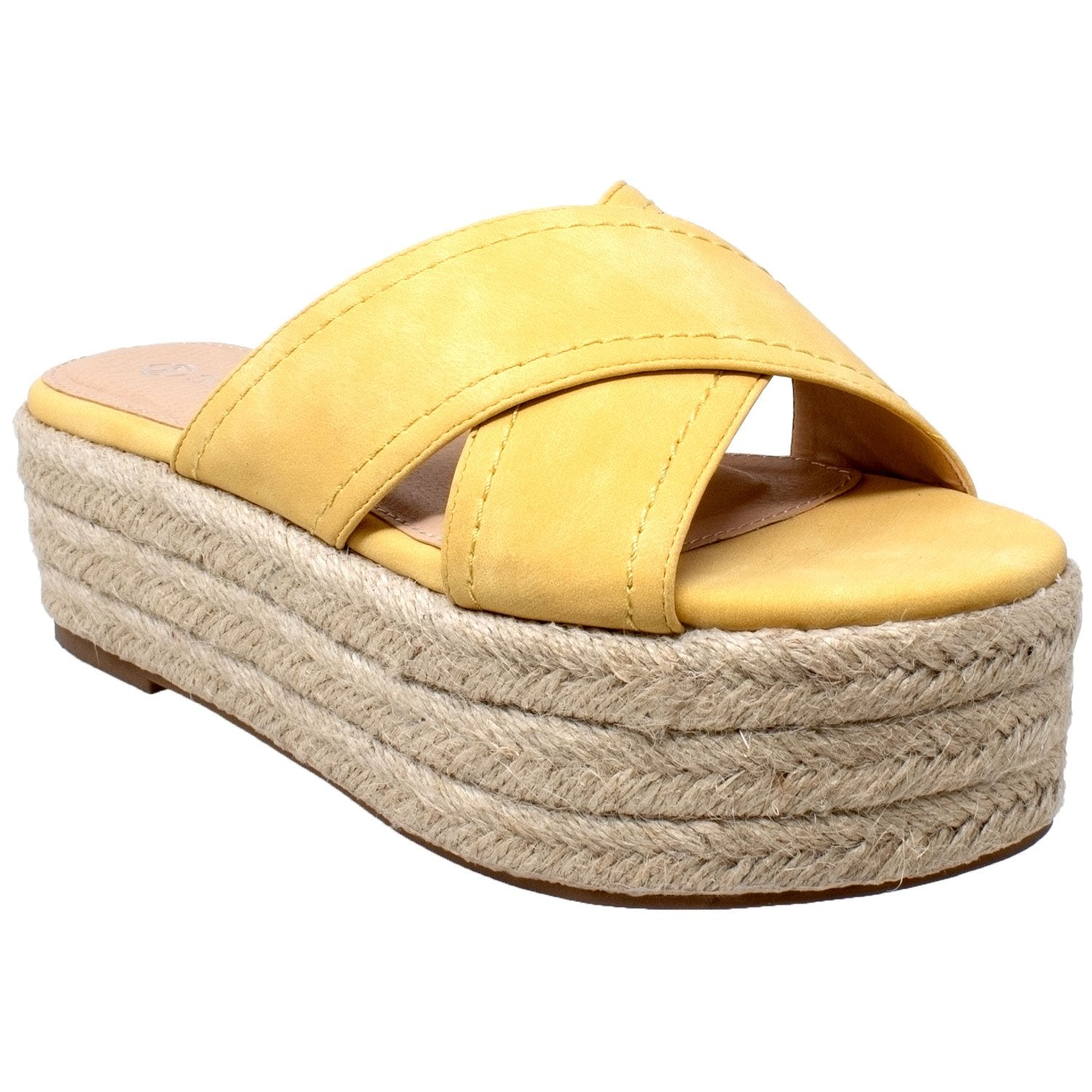 Euoli Flatform Espadrille Wedge Sandal