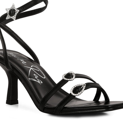 SLAY Buckle High Heel Sandals