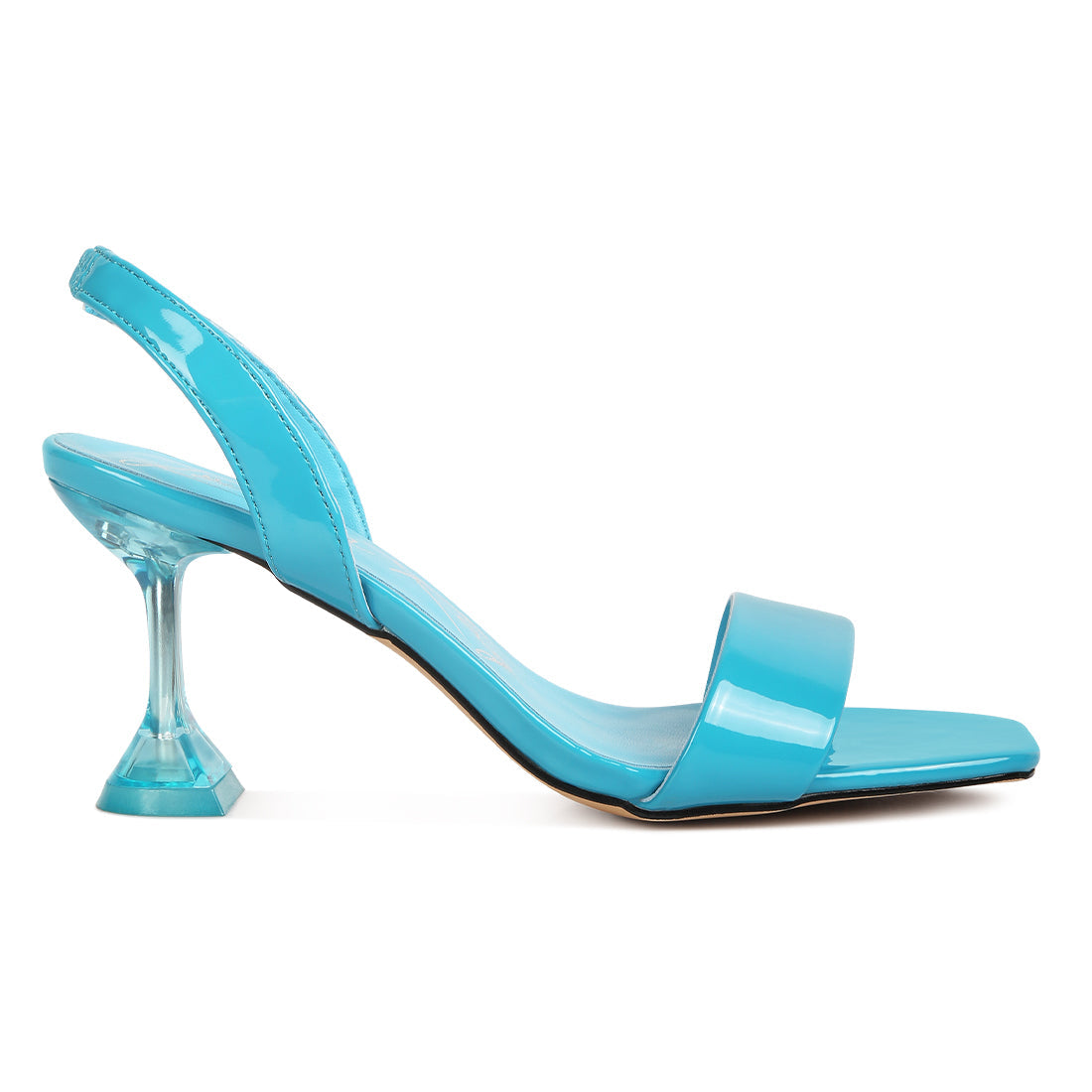 Nexus Clear Spool Heel Sandals