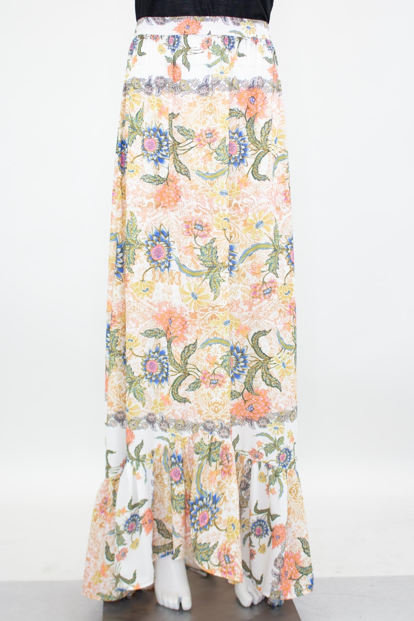 PINTO Flared Floral Skirt