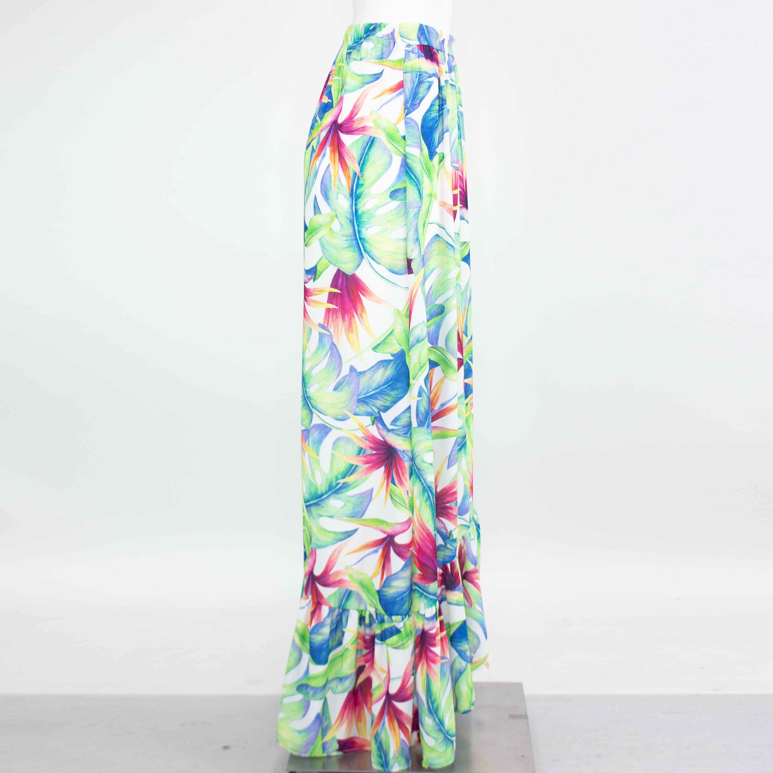 PINTO Flared Tropical Skirt